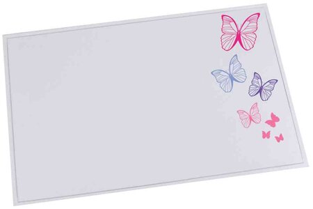 Sous-mains DURELLA EMOTION 40 x 60 cm Lavable motif: butterfly LÄUFER