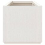 vidaXL Jardinière blanc 80x36x35 cm PP