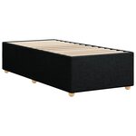 vidaXL Cadre de lit Noir 90x200 cm Tissu