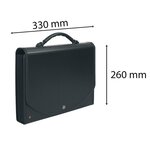 Trieur Valisette Exacase Exactive - 13 Compartiments - Noir - X 5 - Exacompta