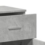 vidaXL Buffet gris béton 79x38x80 cm bois d'ingénierie