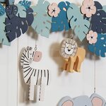 Feuille tropicale en bois MDF 25 cm