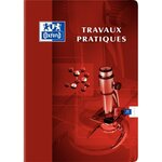 Cahier 21x29.7 (A4) 40 pages Seyès+40 pages unies travaux pratiques pique. Couverture carte Oxford Essential