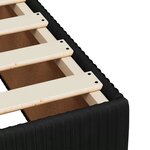 vidaXL Cadre de lit Noir 90x200 cm Velours