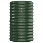 vidaXL Lit surélevé de jardin Acier enduit de poudre 260x40x68 cm Vert