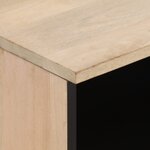 vidaXL Tables de chevet 2 Pièces 40x33x46 cm Bois de manguier solide