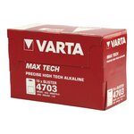 Blister de 4 Piles 'Max Tech' (AAA/LR3) VARTA