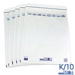 Lot de 400 enveloppes à bulles pro+ blanches k/10 format 340x470 mm