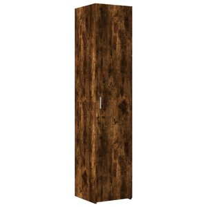 vidaXL Buffet haut chêne fumé 40x42 5x185 cm bois d'ingénierie