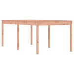 vidaXL Table de jardin 203 5x100x76 cm bois massif de douglas