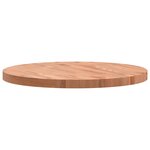 vidaXL Dessus de table Ø70x4 cm rond bois massif de hêtre