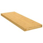 vidaXL Étagère murale 60x20x2 5 cm bambou