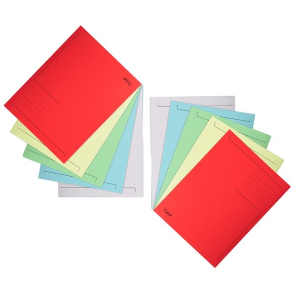 Exacompta : lot 10 chemises 3 rabats carte recyclée fabrication française