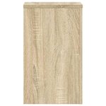 vidaXL Supports pour plantes 2 Pièces chêne sonoma bois d'ingénierie
