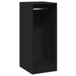 vidaXL Garde-robe noir 48x41x102 cm bois d'ingénierie