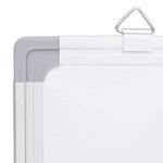 vidaXL Tableau blanc magnétique pliable 120x80x1 7 cm aluminium
