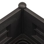 vidaXL Lit surélevé de jardin PP Anthracite 100x43x35 cm