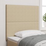Headboard vidaXL Design Simple Vert Clair Gris 100 cm Tissu Velours Côtelé