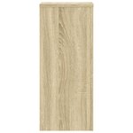 vidaXL Supports pour plantes 2 Pièces chêne sonoma bois d'ingénierie