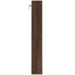 vidaXL Armoire à vitrine chêne marron 100x8 5x58 cm bois d'ingénierie