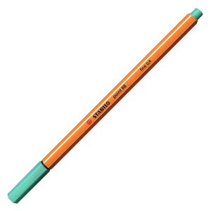 Stylo-Feutre POINT 88 Pointe Fine 0,4 mm vert feuille x 10 STABILO