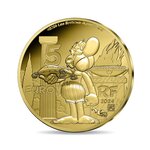 Asterix aux jeux Olympiques - Monnaie de 5€ Or 1/2 g