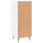 vidaXL Buffet blanc 34 5x34x90 cm bois d'ingénierie