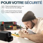 Taille Crayon Electrique Professionnel- Taille standard 6-8 mm- Reservoir  Démarrage et Arrêt Automatiques- ACROPAQ