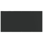 vidaXL Ensemble à manger de jardin 7 Pièces Noir Rotin PVC