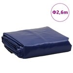 vidaXL Bâche bleu Ø 2 6 m 650 g/m²