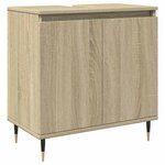 vidaXL Armoire de bain chêne sonoma 58x33x60 cm bois d'ingénierie