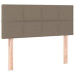 vidaXL Tête de lit Taupe 90x5x78/88 cm Tissu