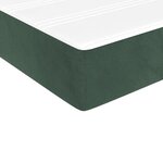 vidaXL Matelas de lit à ressorts ensachés 80x220x20 cm velours