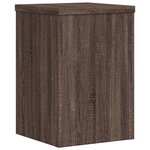 vidaXL Supports pour plantes 2 Pièces chêne marron bois d'ingénierie