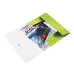 Chemise WOW 3 rabats à élastique polypro 150 feuilles A4 Vert métallisé LEITZ