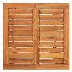 vidaXL Ensemble de bar de jardin 3 Pièces noir bois massif acacia rotin