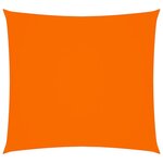 vidaXL Voile de parasol tissu oxford carré 4 5x4 5 m orange
