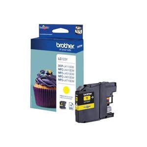 Brother cartouche lc-123 - jaune