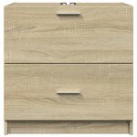 vidaXL Armoire d'évier chêne sonoma 59x37x59 cm bois d'ingénierie