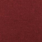 vidaXL Repose-pied Rouge 45x29 5x35 cm Tissu