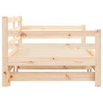 vidaXL Lit de jour avec lit gigogne 80x200 cm bois de pin massif