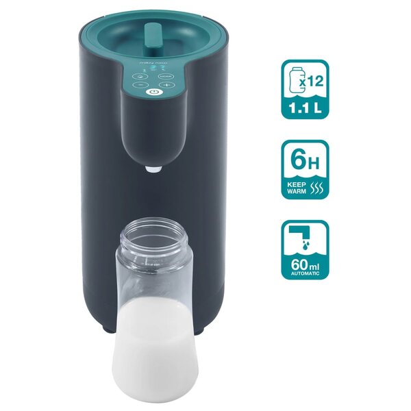 Babymoov machine de préparation de biberons milky now bleu foncé