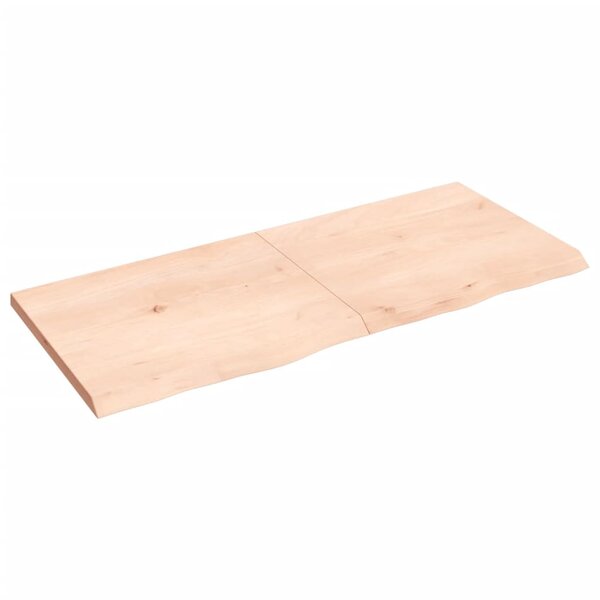 vidaXL Dessus de table 140x60x(2-4) cm bois de chêne massif non traité