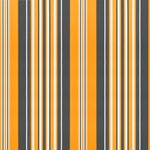 vidaXL Tissu de remplacement de cantonnière d’auvent rayure jaune gris