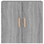 vidaXL Armoire murale Sonoma gris 60x30x60 cm Bois d'ingénierie