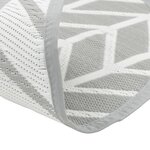 vidaXL Tapis d'extérieur gris Ø200 cm PP