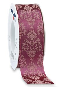 Ruban ornamenté laitonné brixen 20-m-rouleau 40 mm/creme