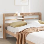 vidaXL Tête de lit avec étagères 140 cm bois massif de pin