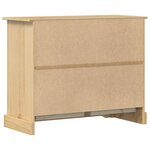 vidaXL Commode Corona 103x46x83 cm bois massif de pin