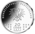Pièce de monnaie 20 euro Allemagne 2023 J argent BE – Bertolt Brecht